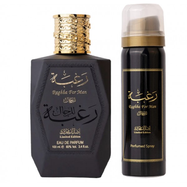 PARFUM ARABESC LATTAFA RAGHBA FOR MAN + DEO PENTRU BARBATI 100ML